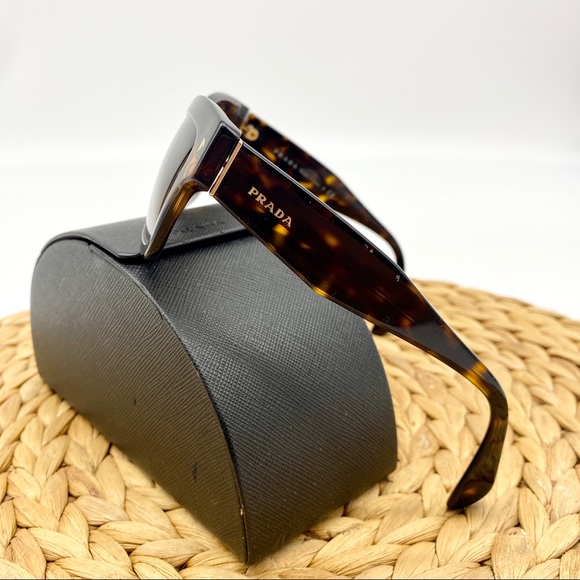 PRADA SPR29 TORTOISE LEOPARD SUNGLASSES WOMENS WITH CASE - Picture 4 of 8